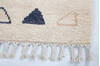 Moroccan Beige Hand Knotted 52 X 82  Area Rug 700-148313 Thumb 3