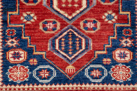 Kazak Red Hand Knotted 30 X 50  Area Rug 700-148317 Image 5