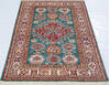 Kazak Green Hand Knotted 33 X 51  Area Rug 700-148325 Thumb 1