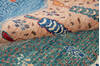 Kazak Multicolor Hand Knotted 33 X 410  Area Rug 700-148329 Thumb 6
