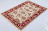 Chobi Beige Hand Knotted 31 X 44  Area Rug 700-148335 Thumb 2