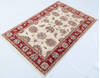 Chobi Beige Hand Knotted 31 X 47  Area Rug 700-148336 Thumb 2