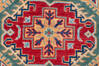 Kazak Green Hand Knotted 33 X 410  Area Rug 700-148341 Thumb 5