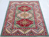 Kazak Green Hand Knotted 34 X 410  Area Rug 700-148343 Thumb 1