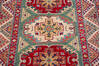 Kazak Green Hand Knotted 34 X 410  Area Rug 700-148343 Thumb 4