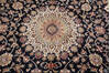 Pak-Persian Black Hand Knotted 82 X 105  Area Rug 700-148346 Thumb 5