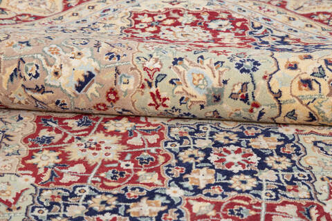 Pak-Persian Blue Hand Knotted 81 X 105  Area Rug 700-148347 Image 6