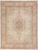 Pak-Persian Beige Hand Knotted 81 X 103  Area Rug 700-148348 Thumb 0