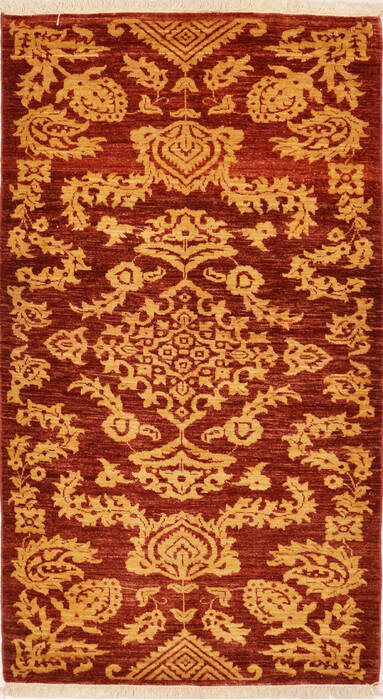 Chobi Red Hand Knotted 33 X 59  Area Rug 100-15319 Image 0