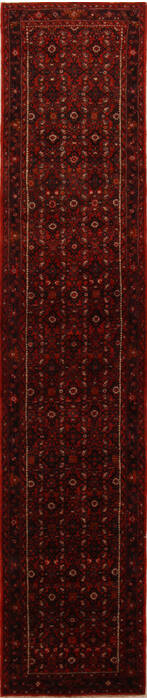 Hossein Abad Red Runner Hand Knotted 31 X 136  Area Rug 251-15732 Image 0
