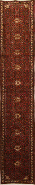 Hossein Abad Red Runner Hand Knotted 29 X 1511  Area Rug 250-15785 Image 0