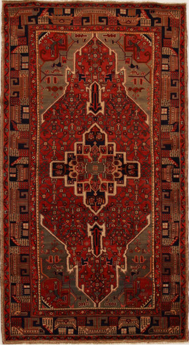 Hamedan Red Runner Flat Woven 52 X 96  Area Rug 250-15918 Image 0