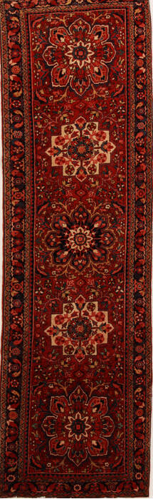 Heriz Red Runner Hand Knotted 39 X 133  Area Rug 250-15973 Image 0