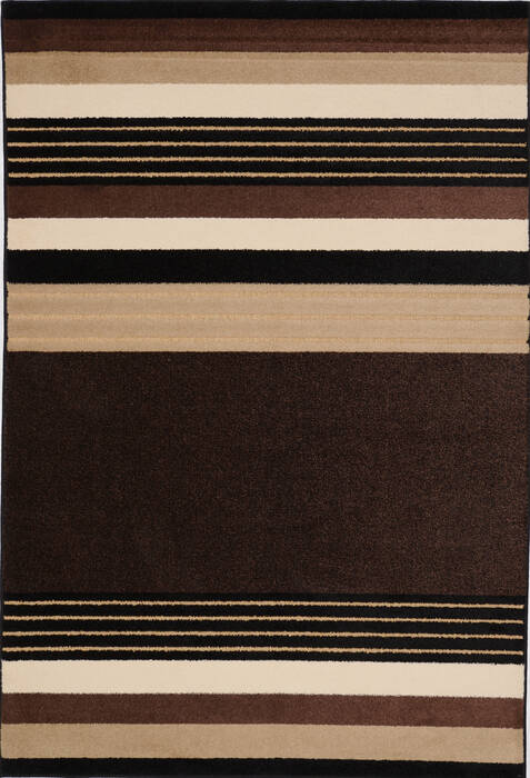Modern Black Machine Made 52 X 76  Area Rug 100-15977 Image 0