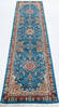 Pak-Persian Blue Runner Hand Knotted 26 X 1011  Area Rug 700-155558 Thumb 1
