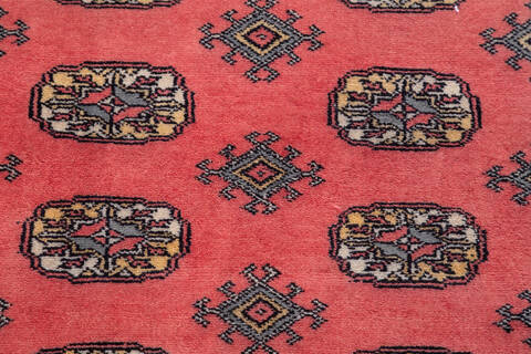 Bokhara Purple Hand Knotted 41 X 511  Area Rug 700-155576 Image 4