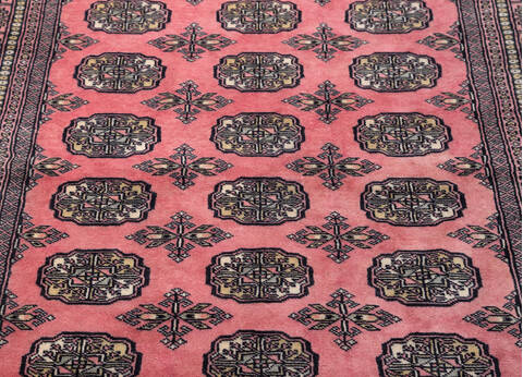 Bokhara Purple Hand Knotted 47 X 69  Area Rug 700-155584 Image 2