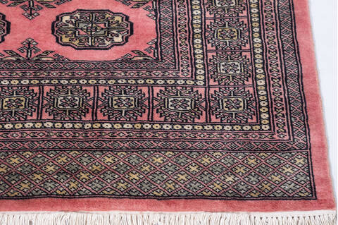 Bokhara Purple Hand Knotted 47 X 69  Area Rug 700-155584 Image 3