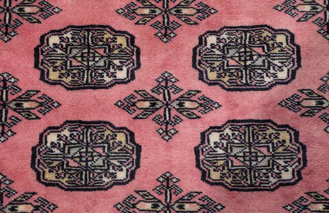 Bokhara Purple Hand Knotted 47 X 69  Area Rug 700-155584 Image 4