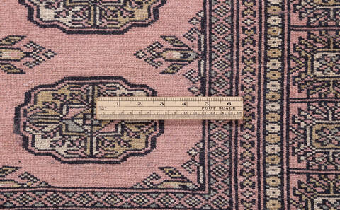 Bokhara Purple Hand Knotted 47 X 69  Area Rug 700-155584 Image 6
