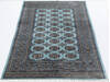 Bokhara Light Blue Hand Knotted 47 X 69  Area Rug 700-155585 Thumb 1
