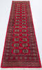 Bokhara Red Runner Hand Knotted 28 X 104  Area Rug 700-155601 Thumb 1