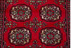 Bokhara Red Runner Hand Knotted 28 X 104  Area Rug 700-155601 Thumb 4