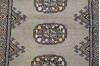 Bokhara Grey Runner Hand Knotted 29 X 86  Area Rug 700-155603 Thumb 4