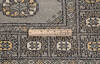 Bokhara Grey Runner Hand Knotted 29 X 86  Area Rug 700-155603 Thumb 6