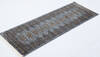 Bokhara Grey Runner Hand Knotted 22 X 60  Area Rug 700-155614 Thumb 2