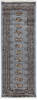 Bokhara Grey Runner Hand Knotted 22 X 60  Area Rug 700-155614 Thumb 0