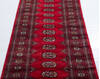 Bokhara Red Runner Hand Knotted 27 X 79  Area Rug 700-155625 Thumb 2