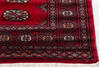 Bokhara Red Runner Hand Knotted 27 X 79  Area Rug 700-155625 Thumb 3