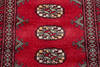 Bokhara Red Runner Hand Knotted 27 X 710  Area Rug 700-155626 Thumb 4