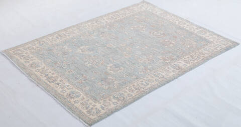 Chobi Green Hand Knotted 41 X 510  Area Rug 700-155733 Image 2
