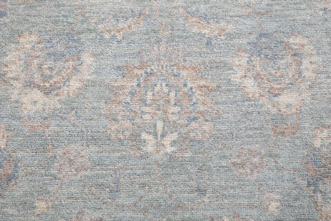 Chobi Green Hand Knotted 41 X 510  Area Rug 700-155733 Image 5