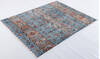 Chobi Light Blue Hand Knotted 51 X 68  Area Rug 700-155764 Thumb 2