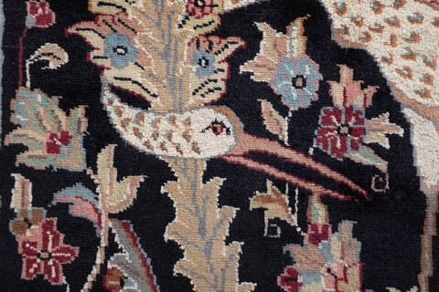 Bokhara Black Hand Knotted 211 X 51  Area Rug 700-155778 Image 5