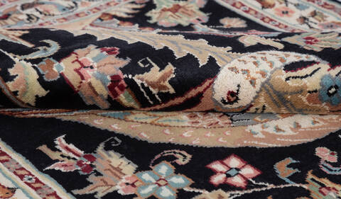 Bokhara Black Hand Knotted 211 X 51  Area Rug 700-155778 Image 6