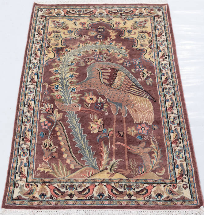 Bokhara Brown Hand Knotted 30 X 410  Area Rug 700-155785 Image 1