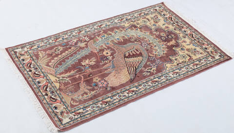Bokhara Brown Hand Knotted 30 X 410  Area Rug 700-155785 Image 2