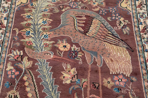 Bokhara Brown Hand Knotted 30 X 410  Area Rug 700-155785 Image 3