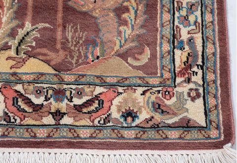 Bokhara Brown Hand Knotted 30 X 410  Area Rug 700-155785 Image 4