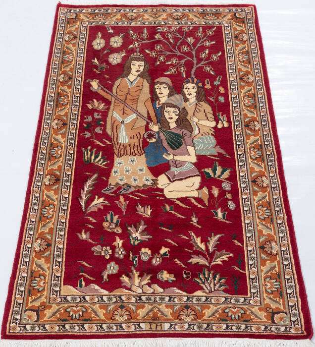 Bokhara Red Hand Knotted 211 X 51  Area Rug 700-155786 Image 2