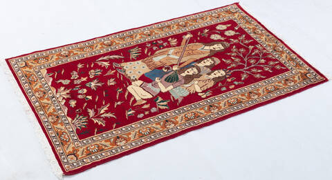 Bokhara Red Hand Knotted 211 X 51  Area Rug 700-155786 Image 3
