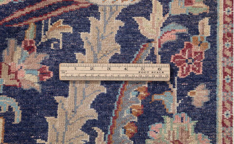 Bokhara Blue Hand Knotted 30 X 50  Area Rug 700-155789 Image 7