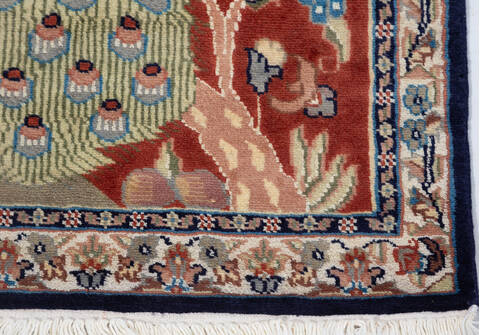 Bokhara Orange Hand Knotted 31 X 410  Area Rug 700-155790 Image 4