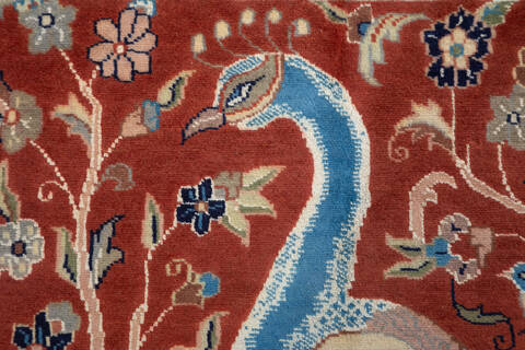 Bokhara Orange Hand Knotted 31 X 410  Area Rug 700-155790 Image 5