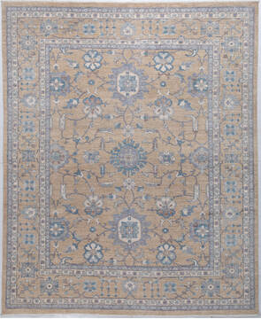Chobi Yellow Hand Knotted 8'2" X 10'0"  Area Rug 700-155794