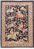 Pak-Persian Black Hand Knotted 42 X 510  Area Rug 700-155801 Thumb 0